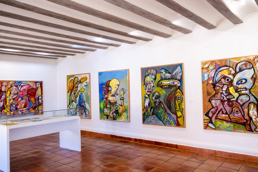 crazy abstract paintings in cuenca spain museum