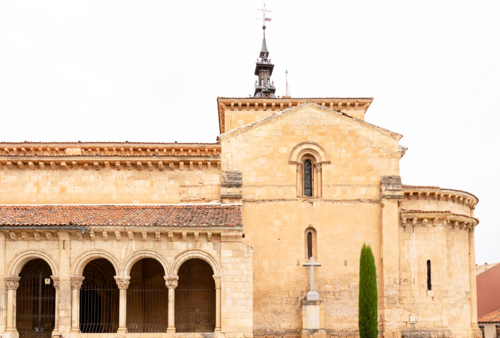 exterior of iglesia de san martin Segovia, Spain