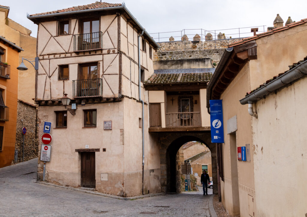 jewish quarter gate Segovia spain