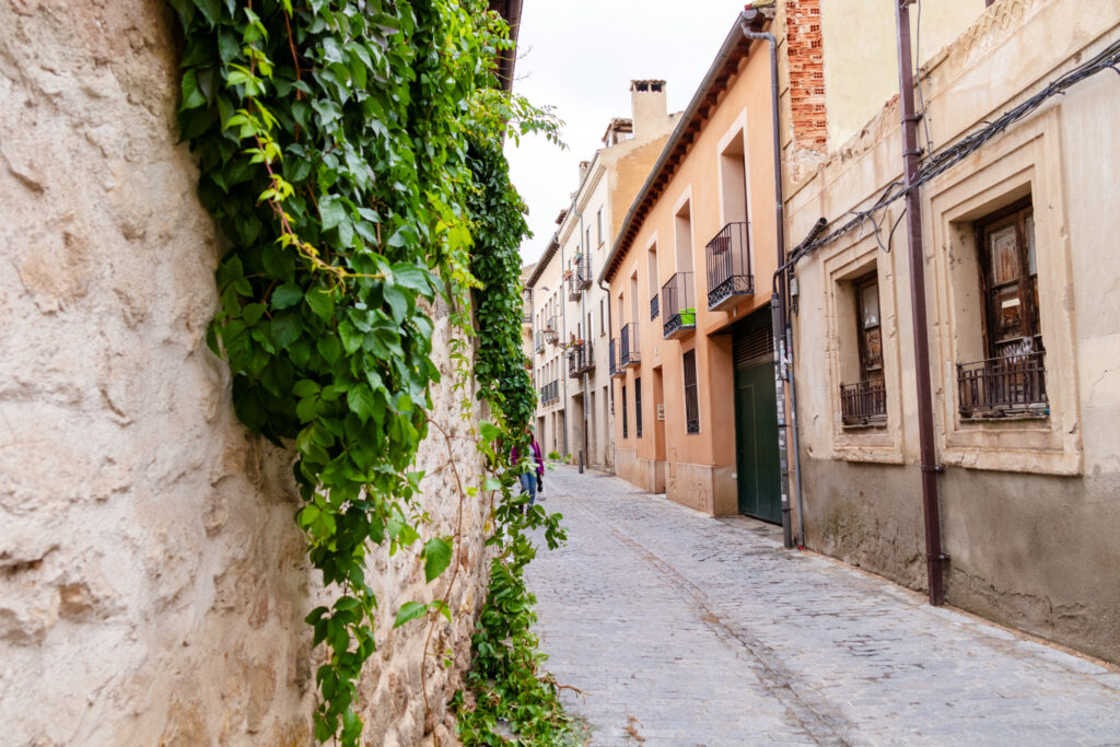 jewish quarter street Segovia spain