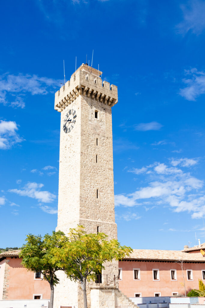 mangana plaza and tower cuenca, spain