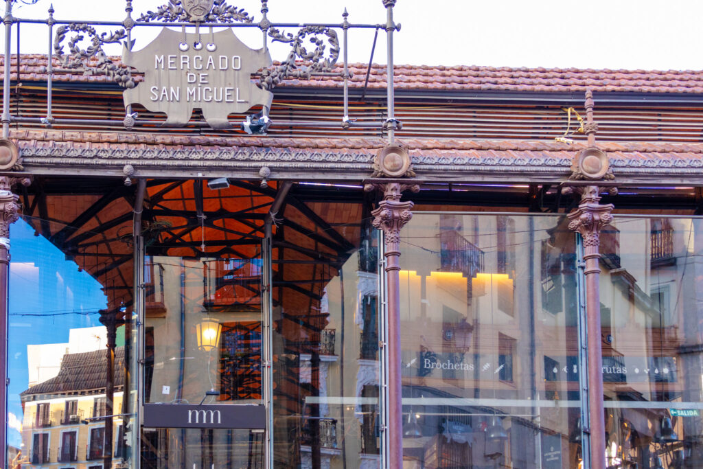 exterior of San Miguel market madrid