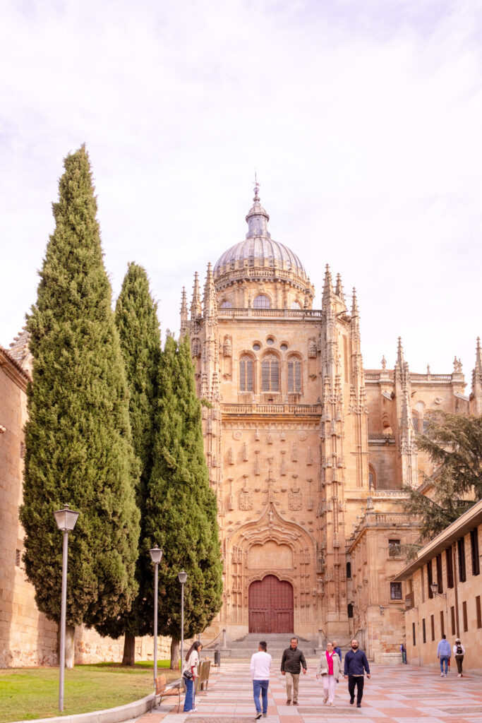 back of Salamanca cathedral exterior