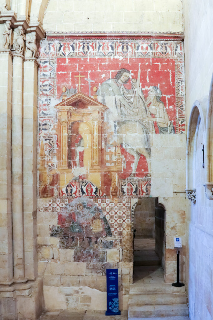 mosaic to st martin chapel old salamanca cathedral 