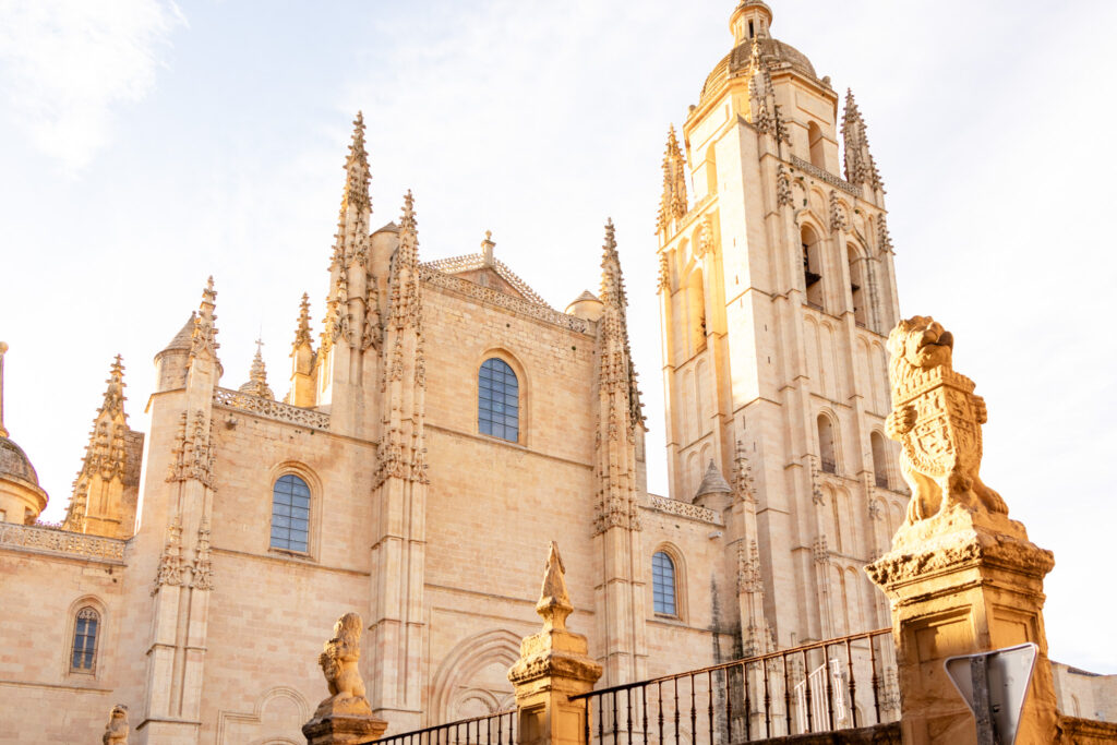 back of Segovia cathedral 