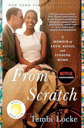 book cover showing happy couple of from scratch by tembe Locke