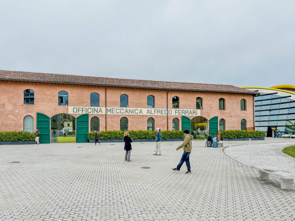 ferrari museum exterior modena italy