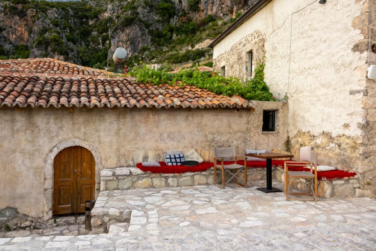 a slow travel itinerary might take you to Dhermi Albania