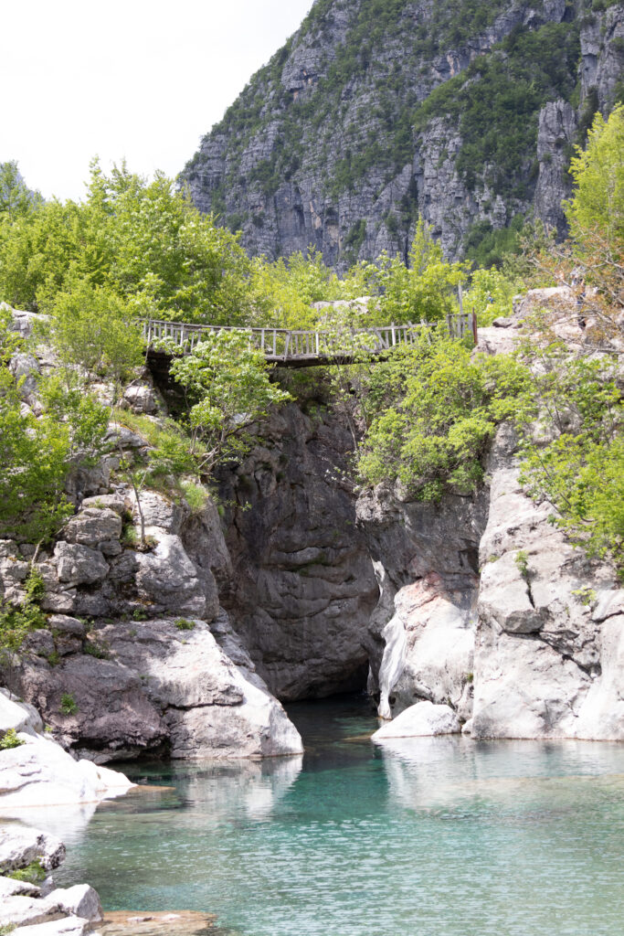 bridge near syri kalter theth blue eye