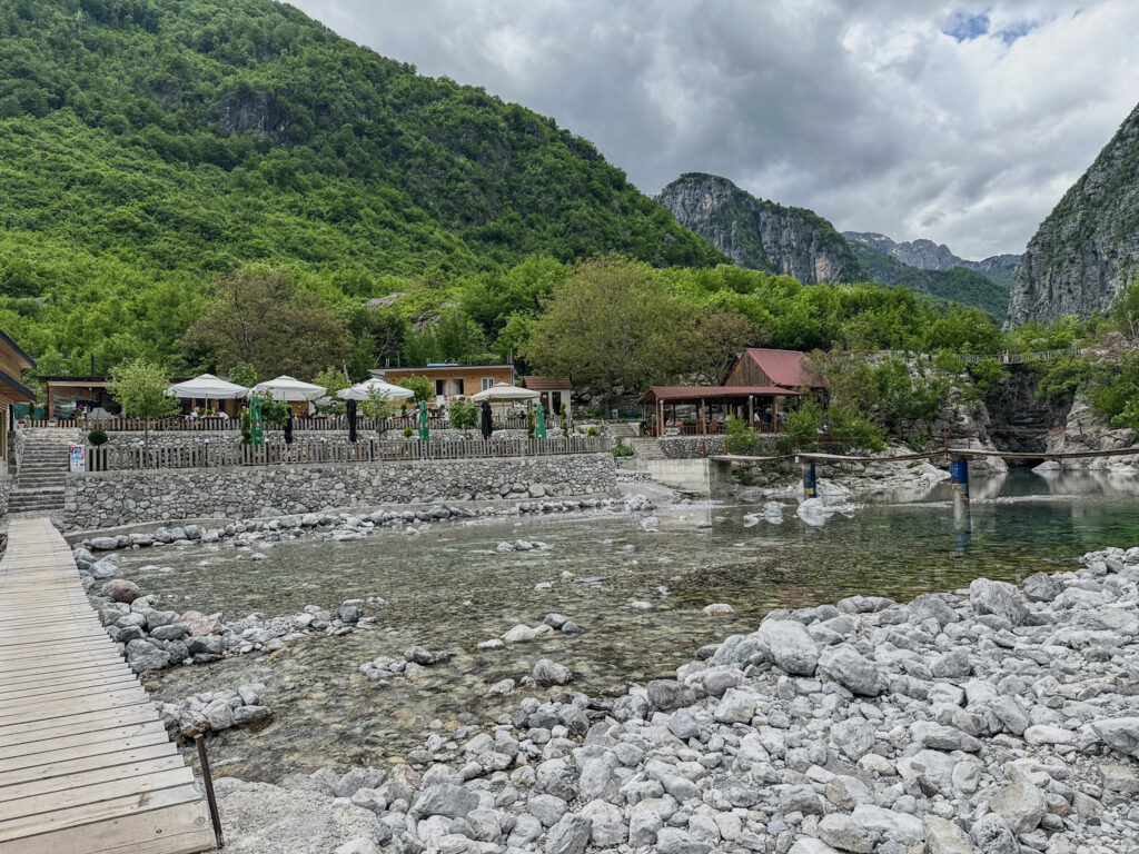 riverside restaurants at syri kalter theth blue eye