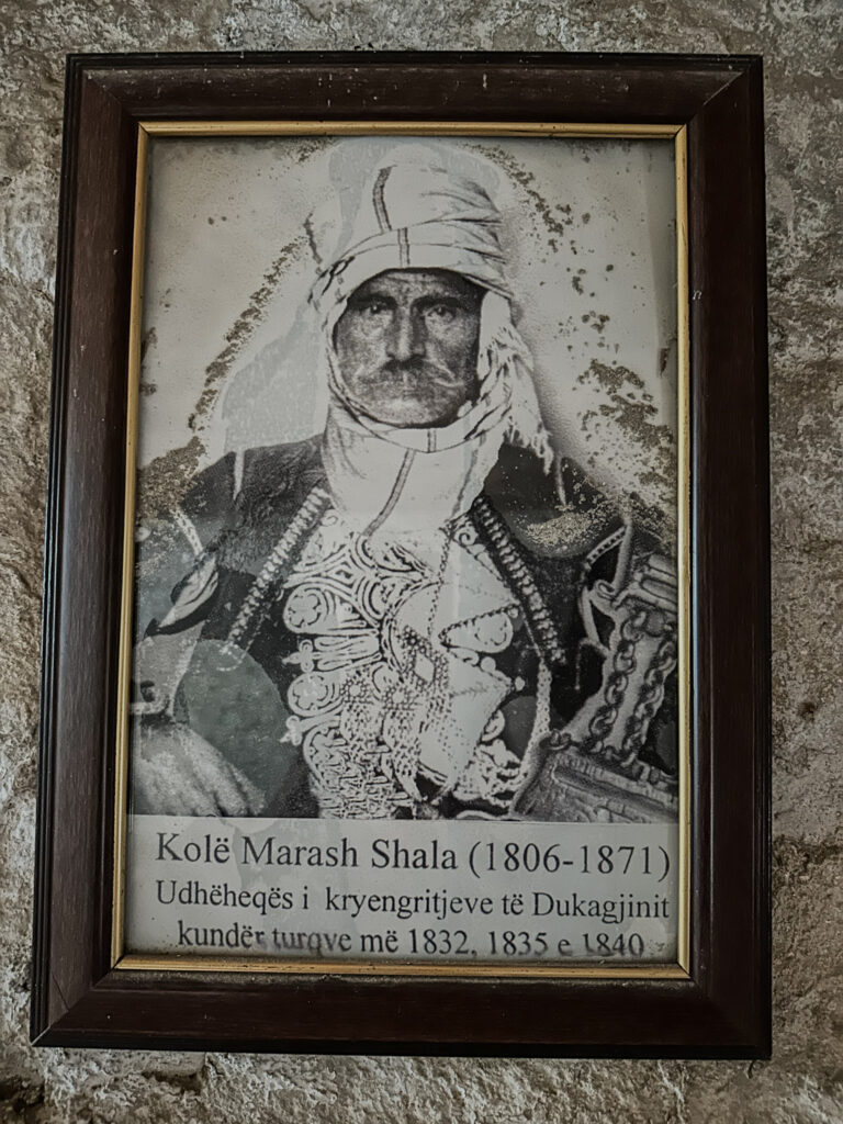 portrait of man in reconcilliation tower